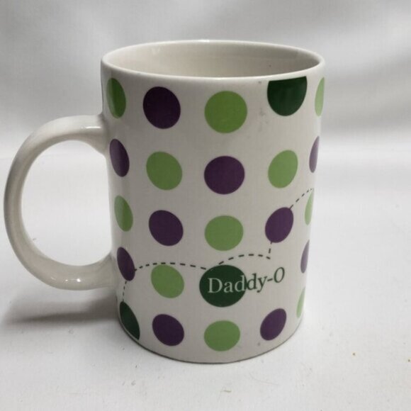 Starbucks 2004 Golf Daddy O Fore Birdie Mug Polka Dot 16 Ounce - Picture 2 of 11